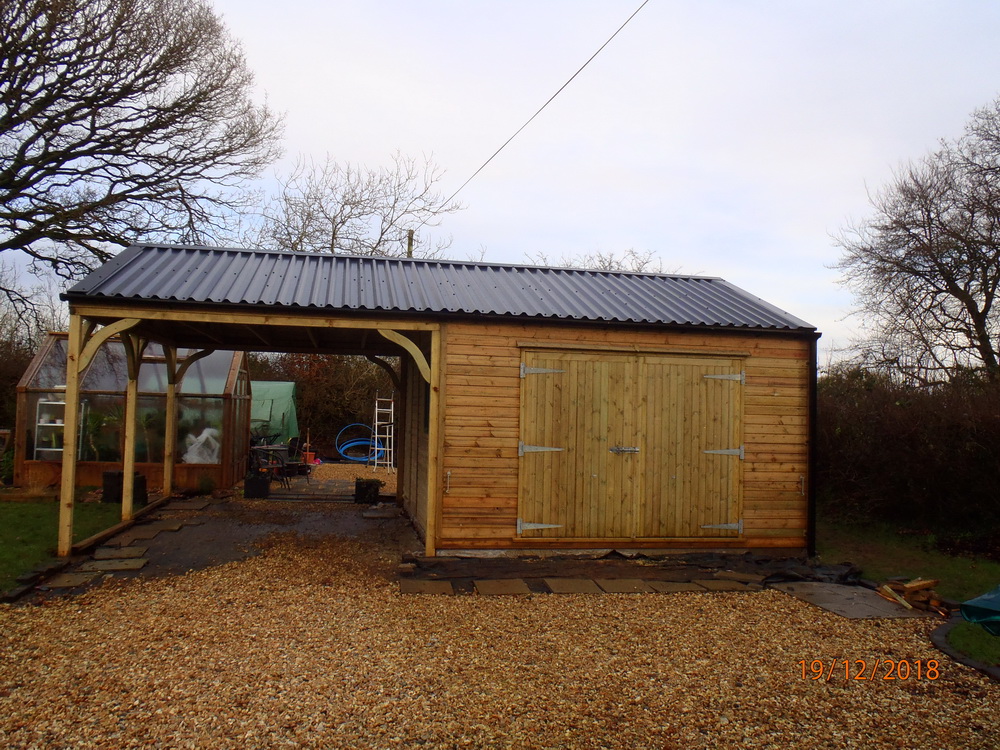 torridge gates craft shed car port 2